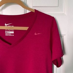 Maroon Nike Dri-Fit Tee